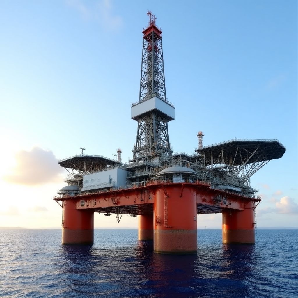 Plataforma de perforación en Vaca Muerta