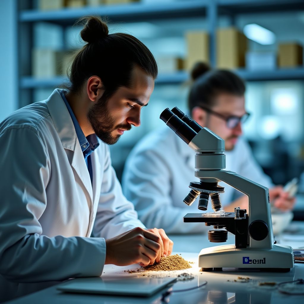 Análisis de muestras geológicas