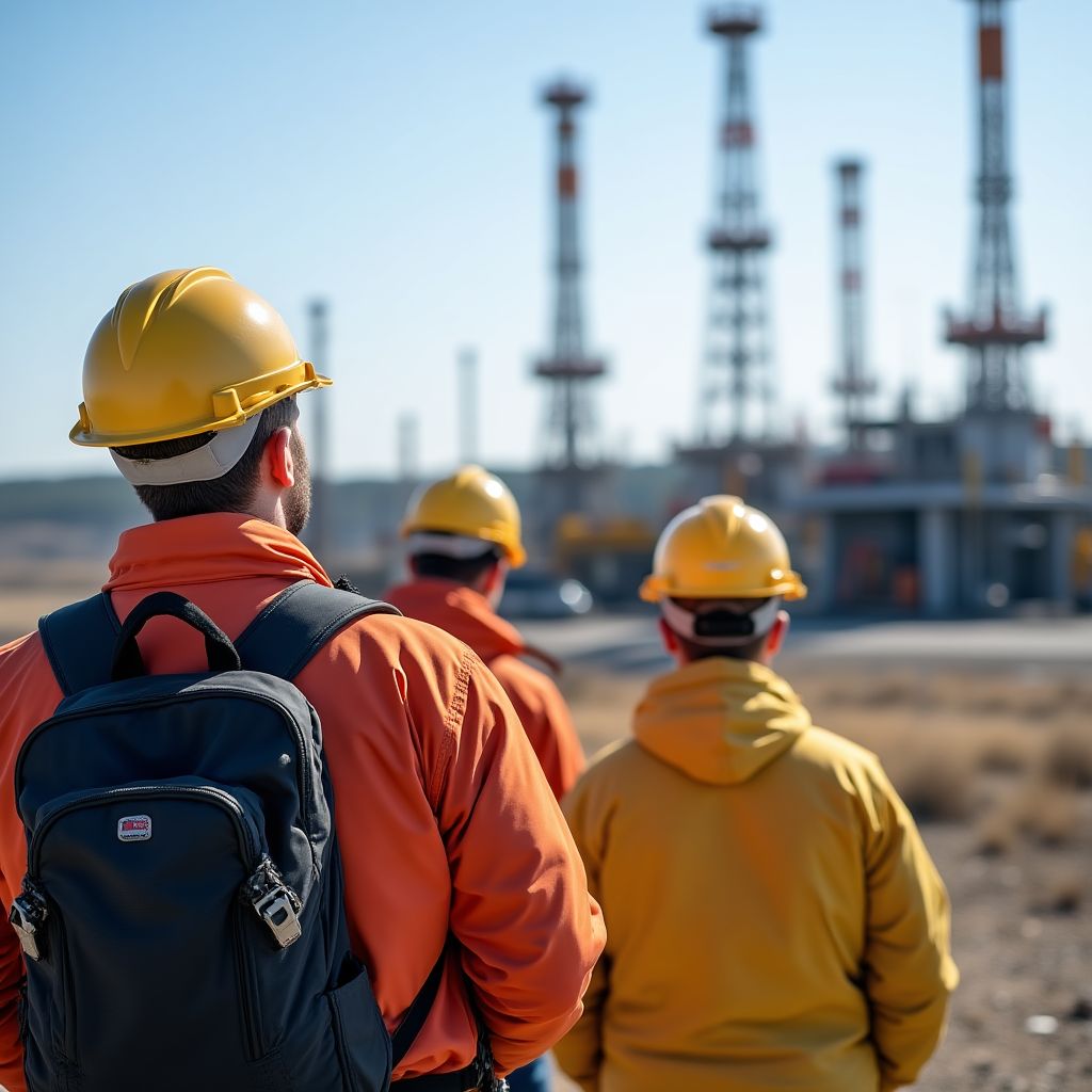 Visita técnica a campo petrolero